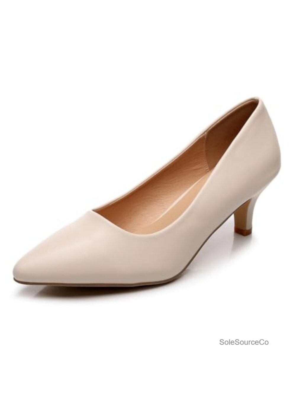 Rokoko Pumps Kitten Heel Pointed Toe Comfort Shoes